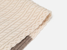Printed Shawl | Beige/Brown