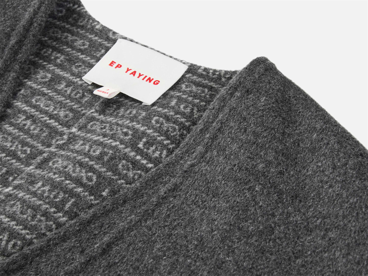 Double-Faced Wool Blazer-Style Casual Jacket | Grey