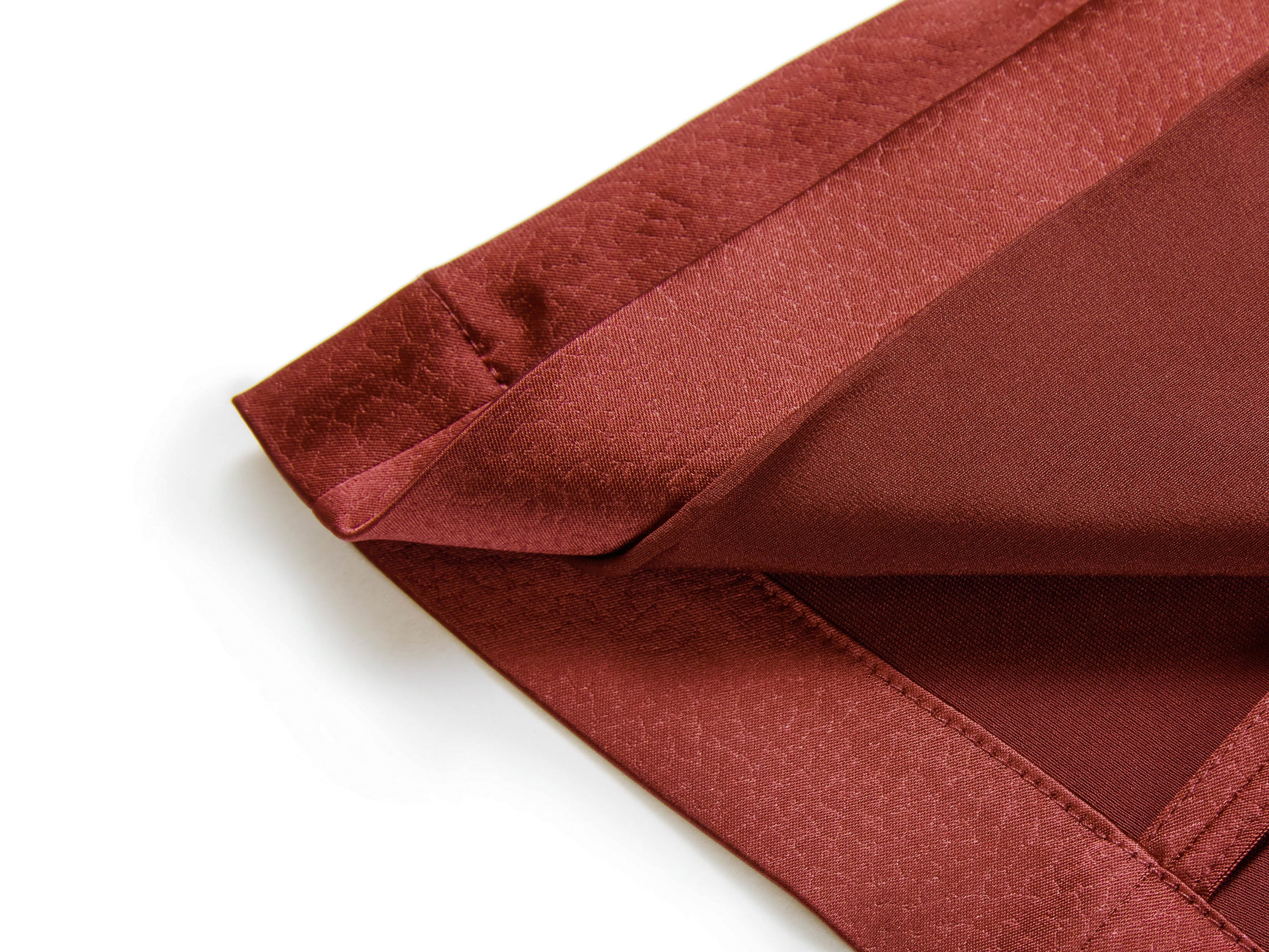 Waist-Defining Coat | Wine Red