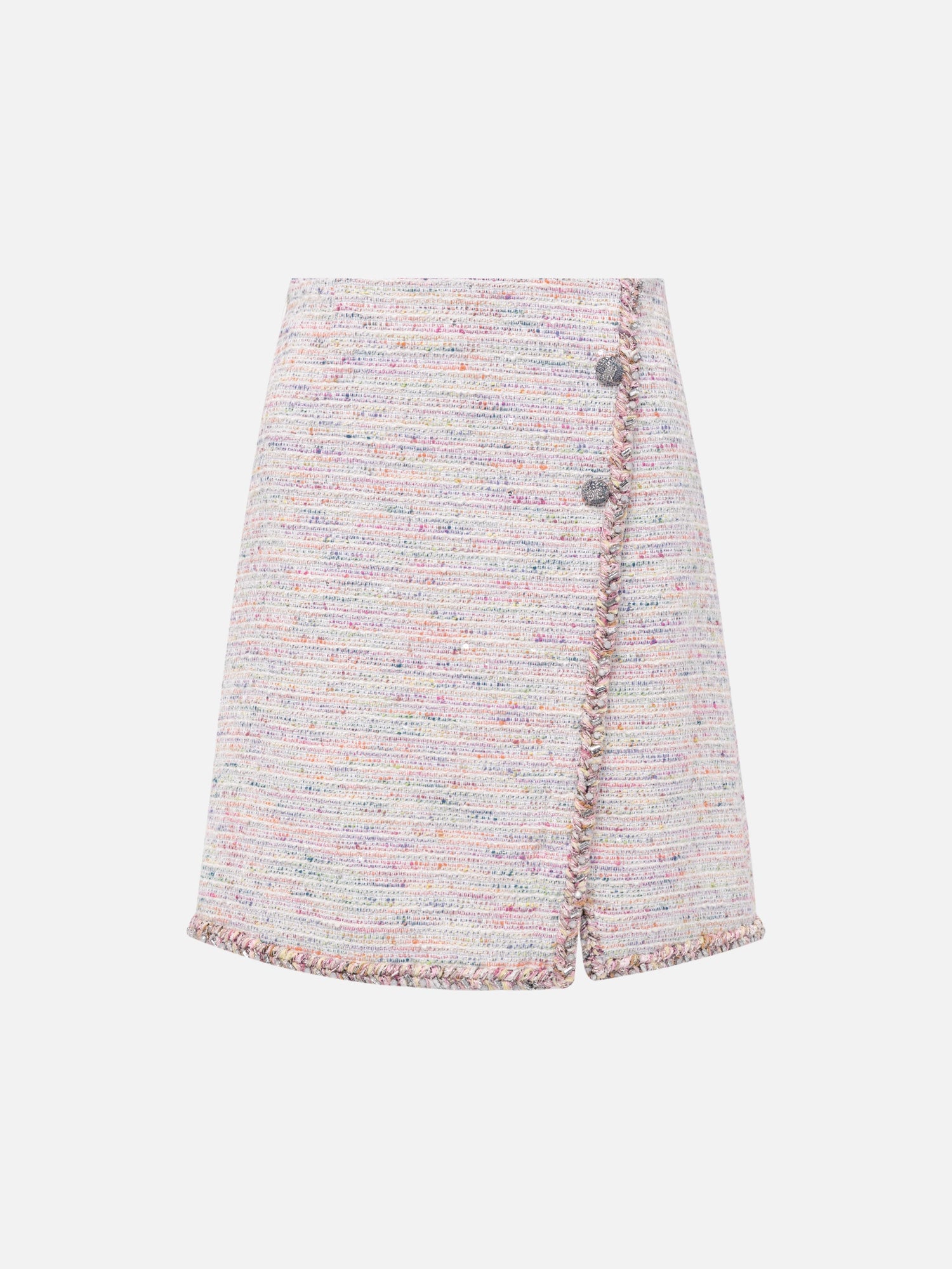 Tweed Mini Skirt | Pink