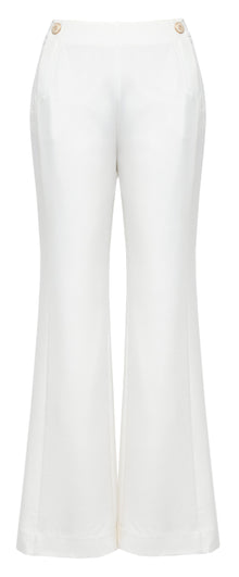 Straight Pants | White