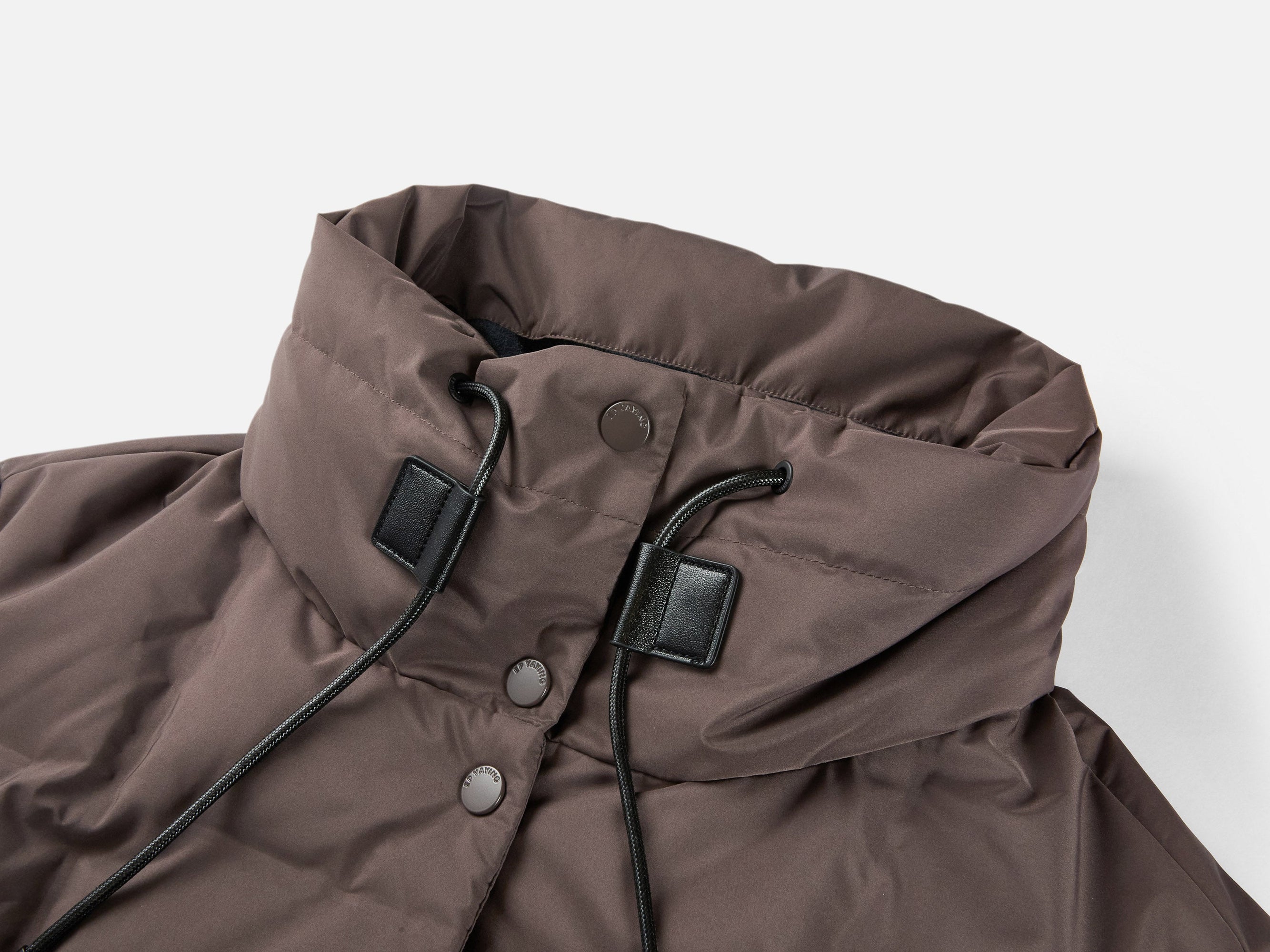 Long Down Coat | Brown