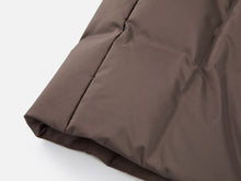 Long Down Coat | Brown