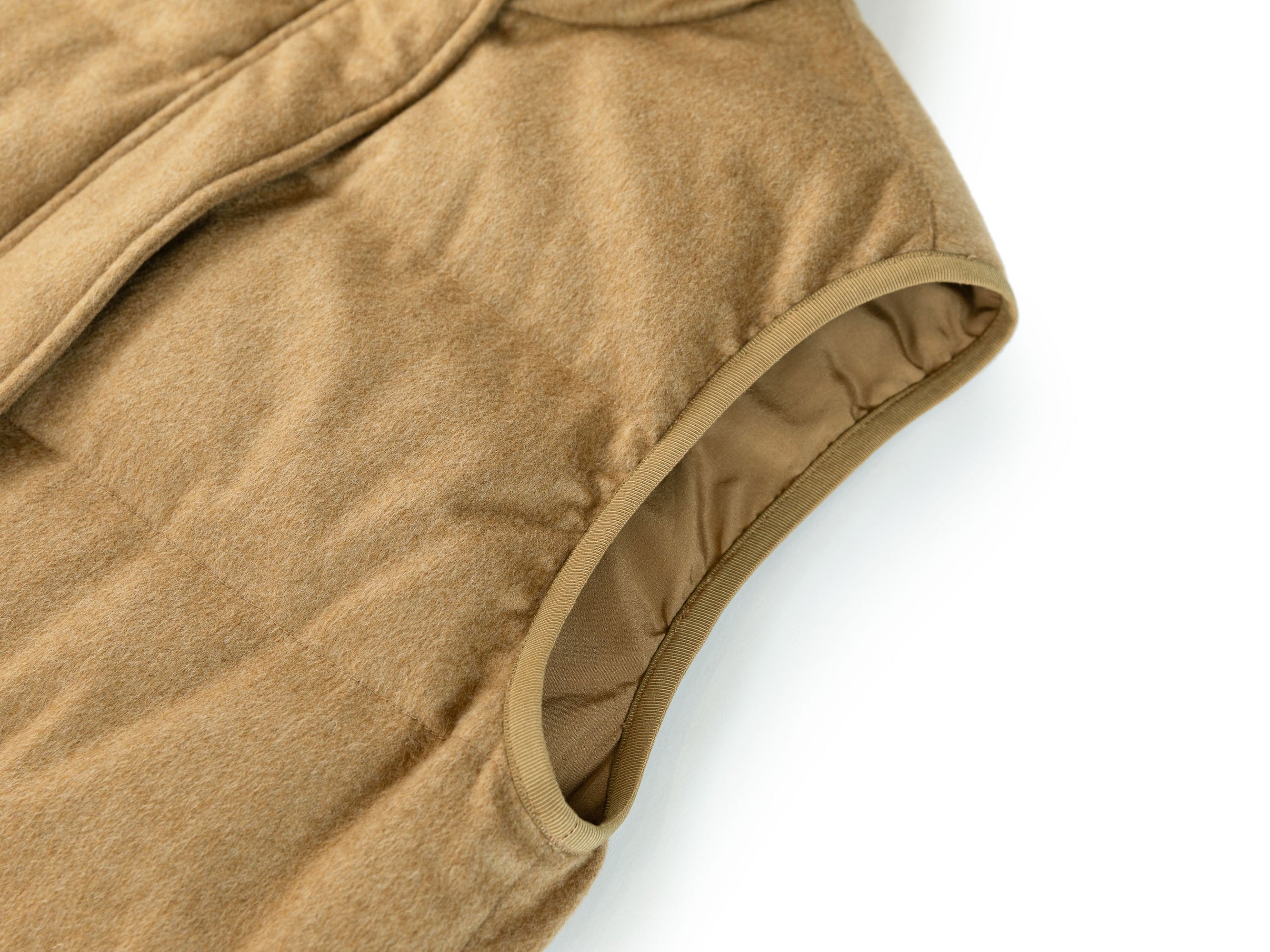 Quilted Vest | Camel