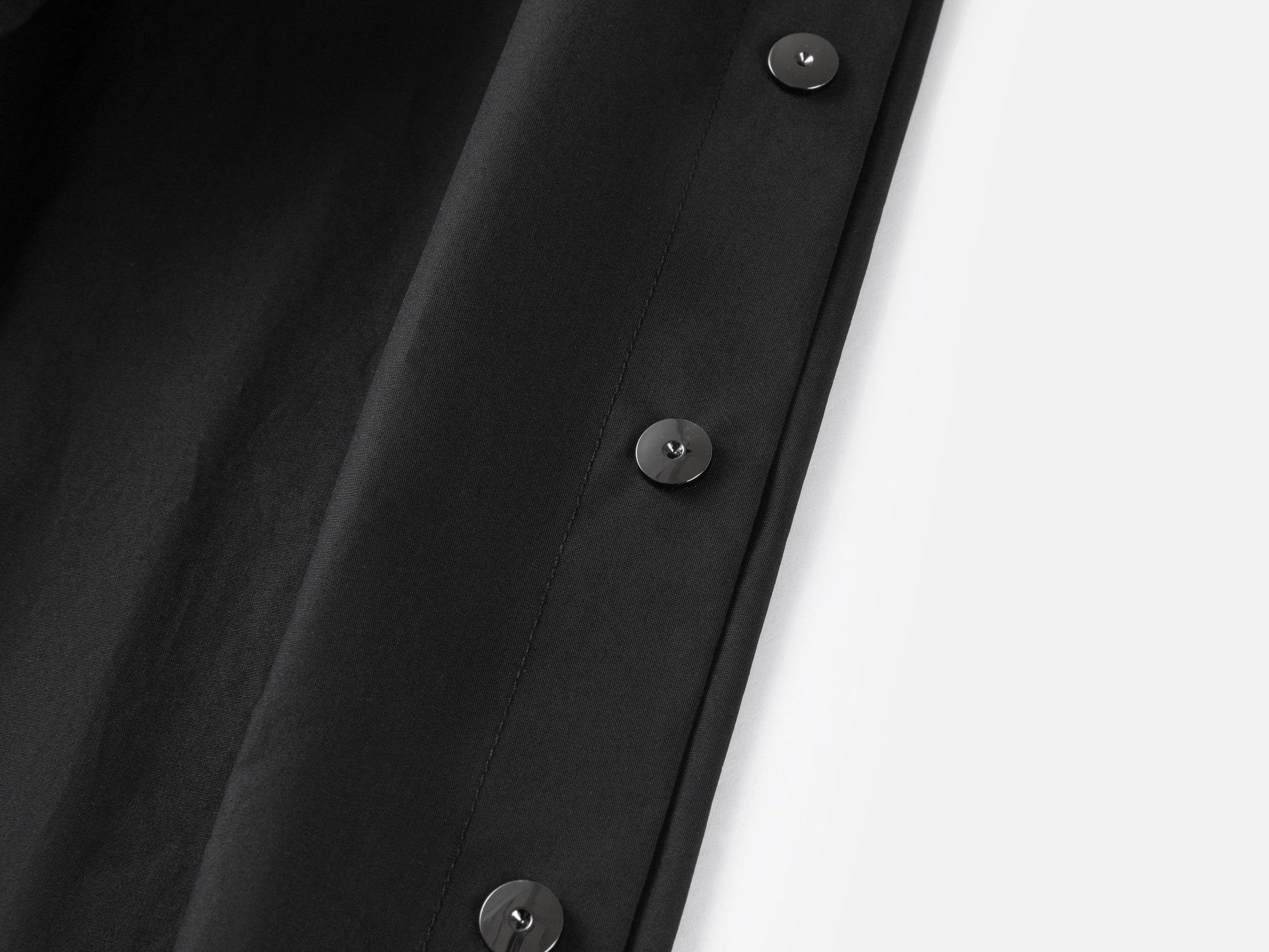 Slimming Mid-Length Dress | Black