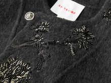 Traditional Embroidered Long Coat | Grey