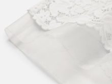 Lace Midi Skirt | White