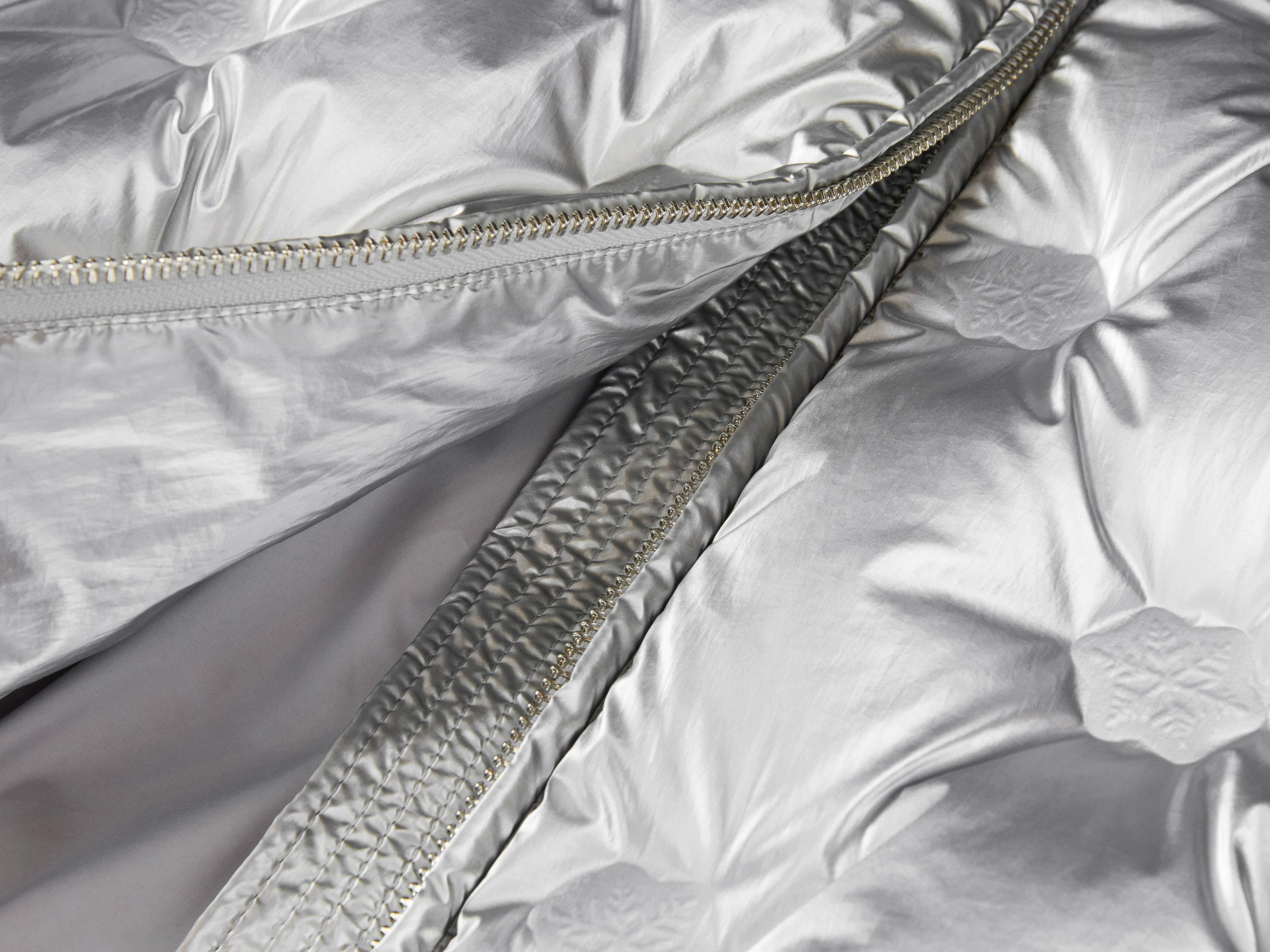 Puffer Jacket | Silver
