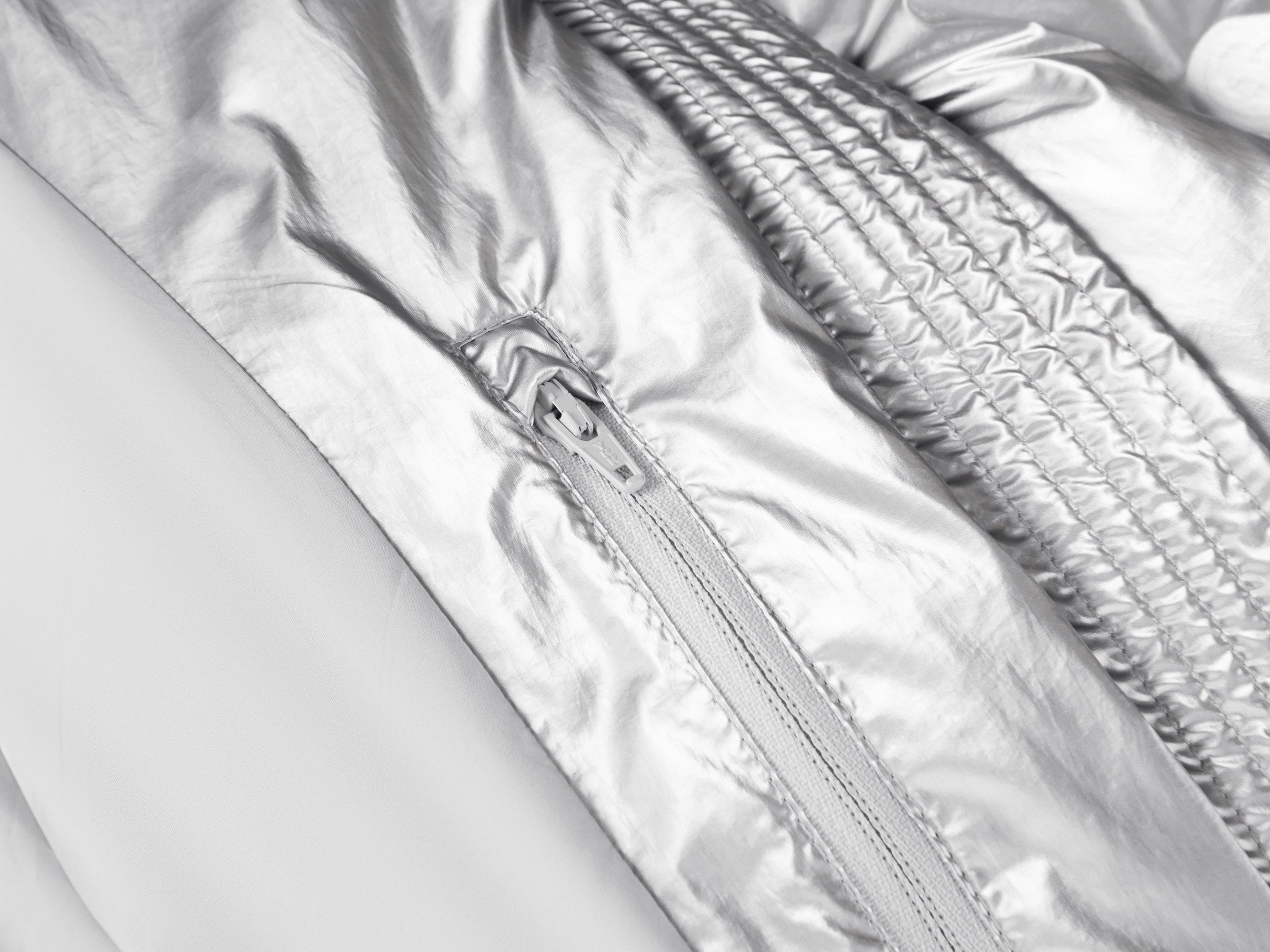 Puffer Jacket | Silver