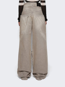 Women | The Attico | Baggy Long Pants Vintage Grey | Beige