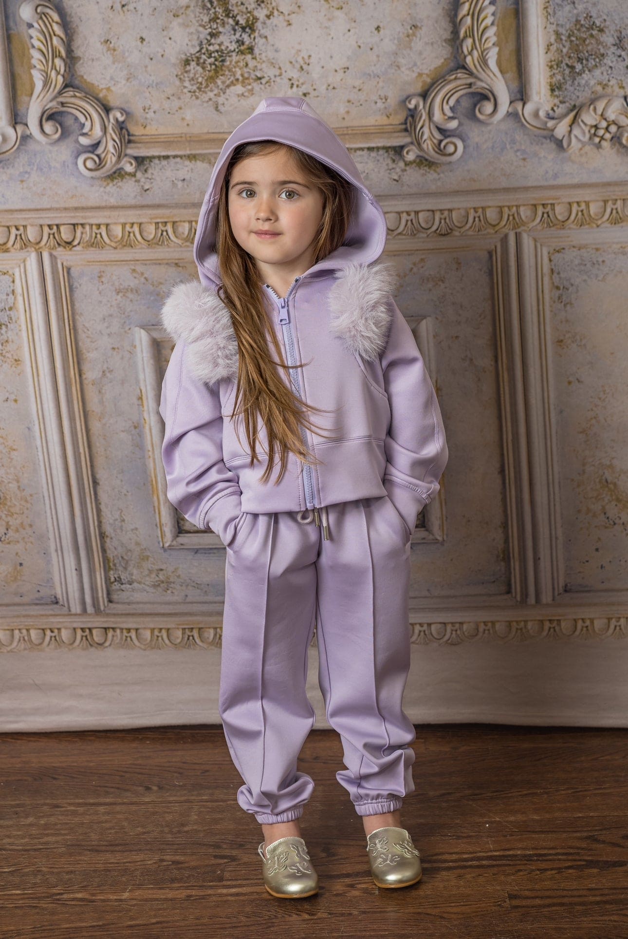 Girl | Girls' Track Suit | Lavender