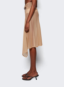 Women | Mugler | Cut-out Skirt | Tan