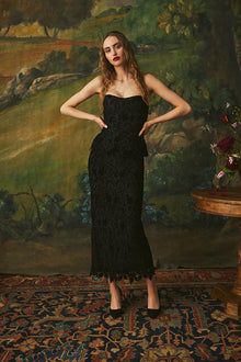 Martin Top | Black Velvet Lace