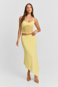 Lyra Maxi Skirt | Yellow