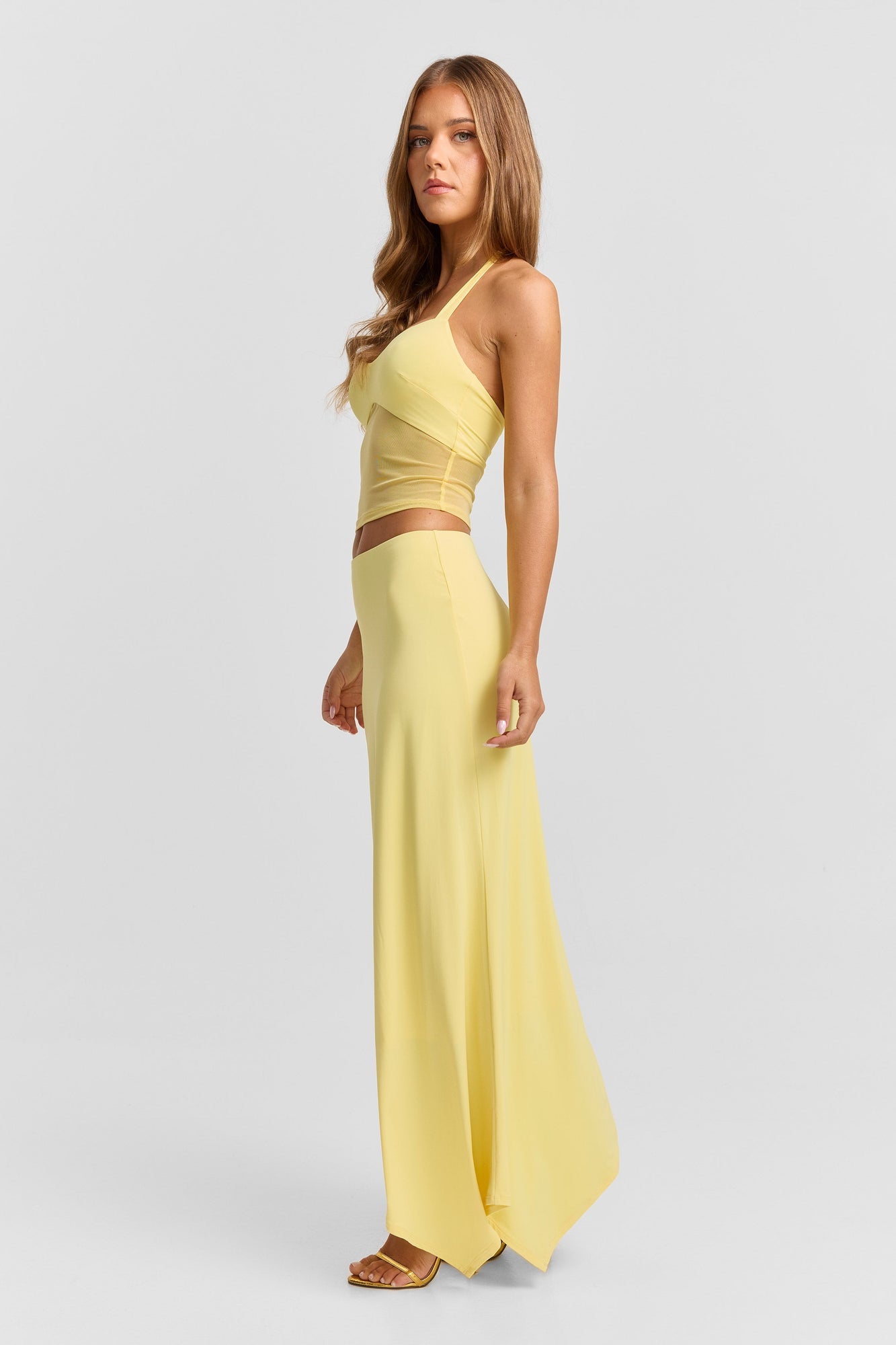 Lyra Maxi Skirt | Yellow