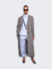 Women | The Attico | Striped Pants White And Navy | Blue