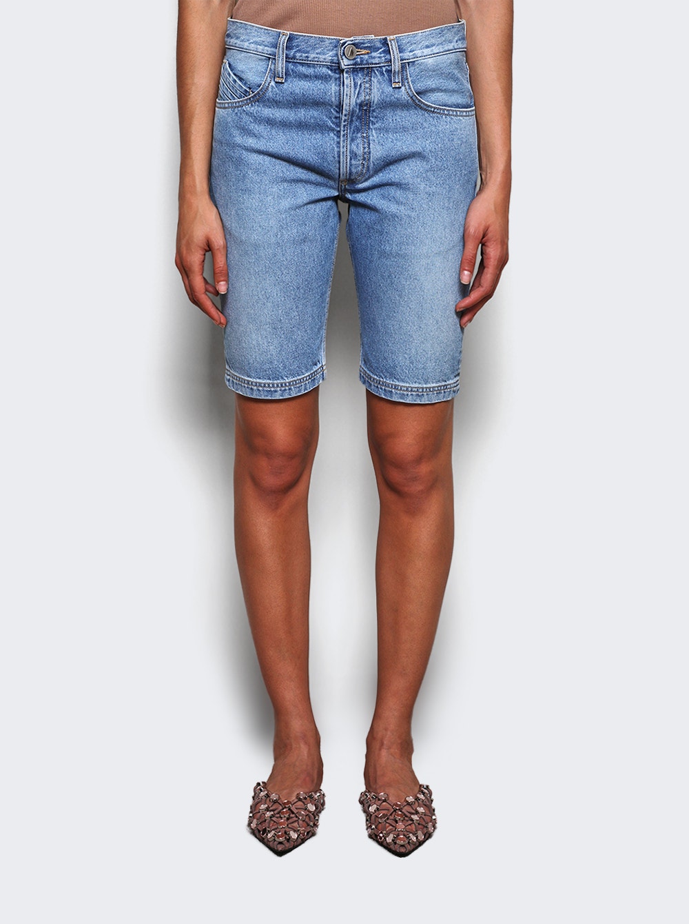 Women | The Attico | Denim Shorts Sky | Blue