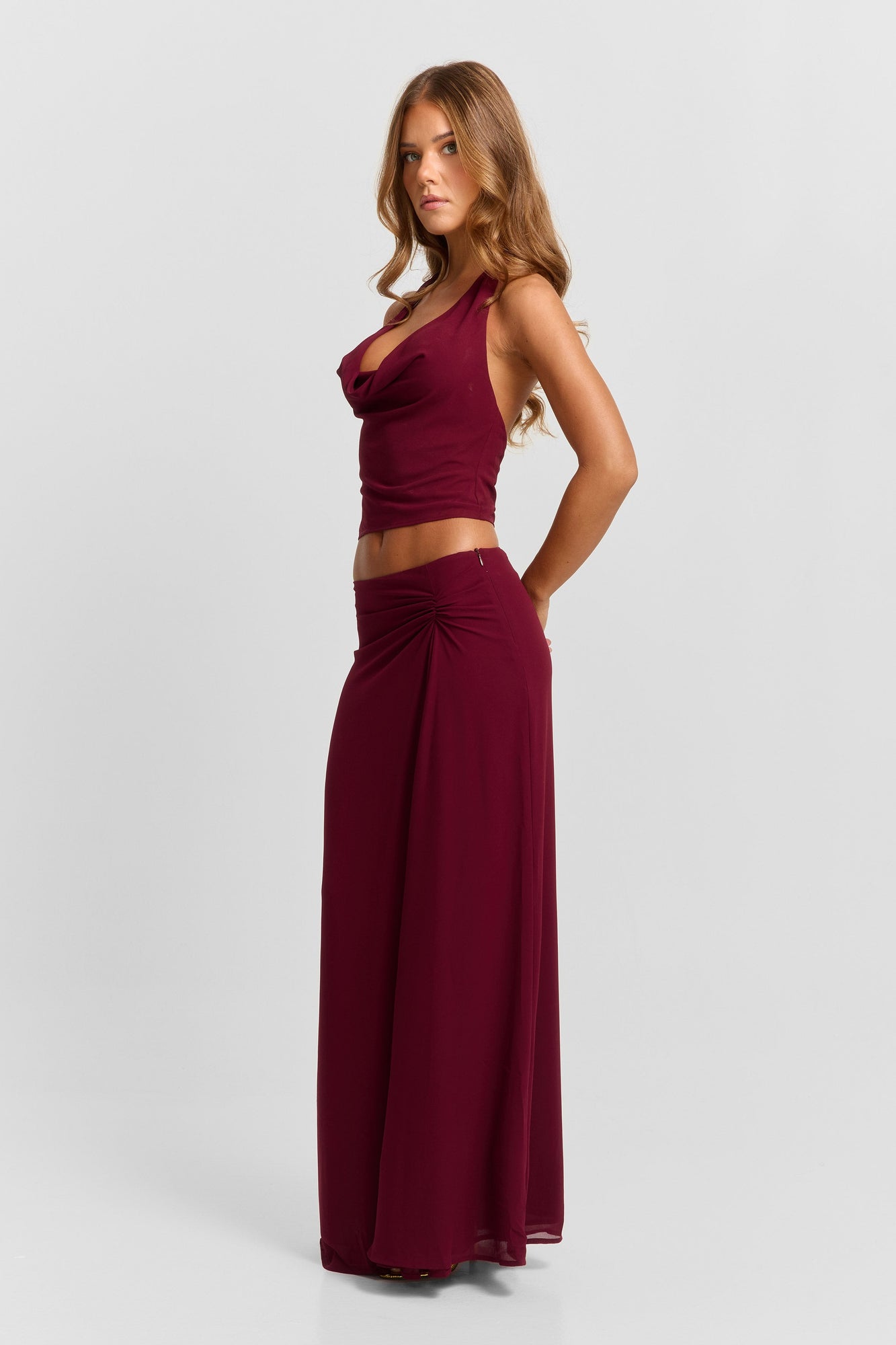 Seraphina Maxi Skirt | Red