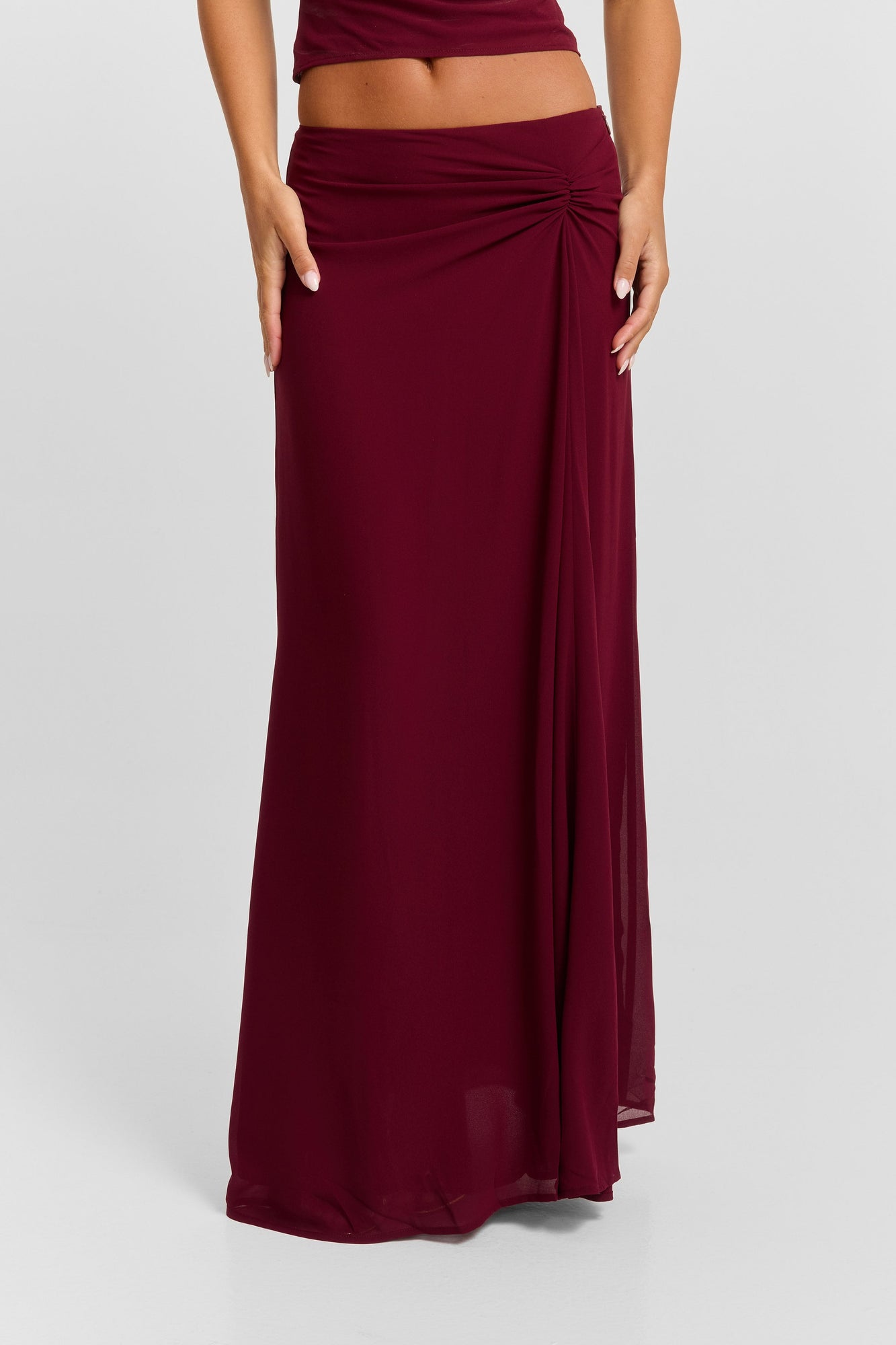 Seraphina Maxi Skirt | Red