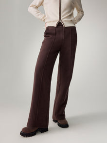 Lightweight Warm Puffer Goose Down Down Pants | Brown