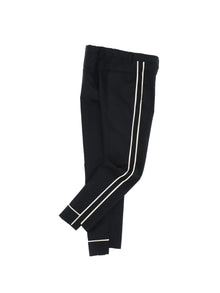 Boys | Satin Trousers With Bands | Dark Blue