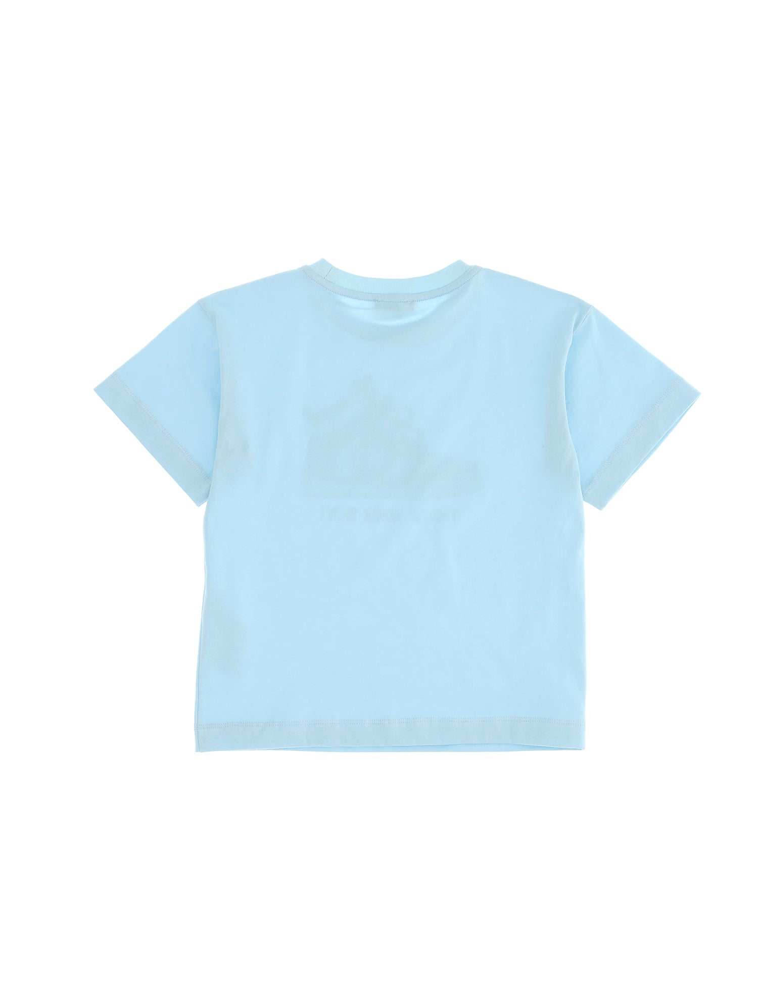 Boys | Jersey T-Shirt With Sneakers Print | Corydalis Blue