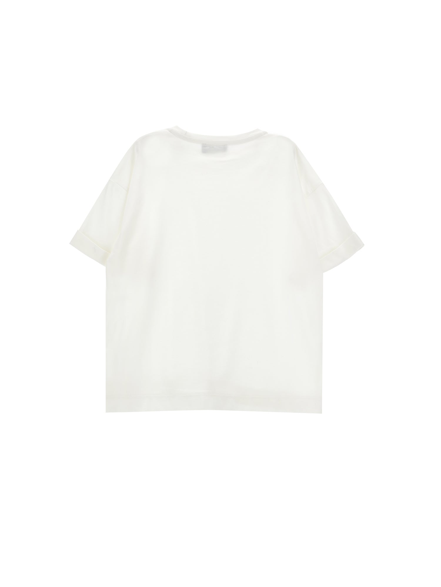 Boys | Plain Colour Cotton T-Shirt | Cream