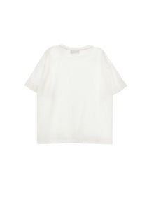 Boys | Plain Colour Cotton T-Shirt | Cream