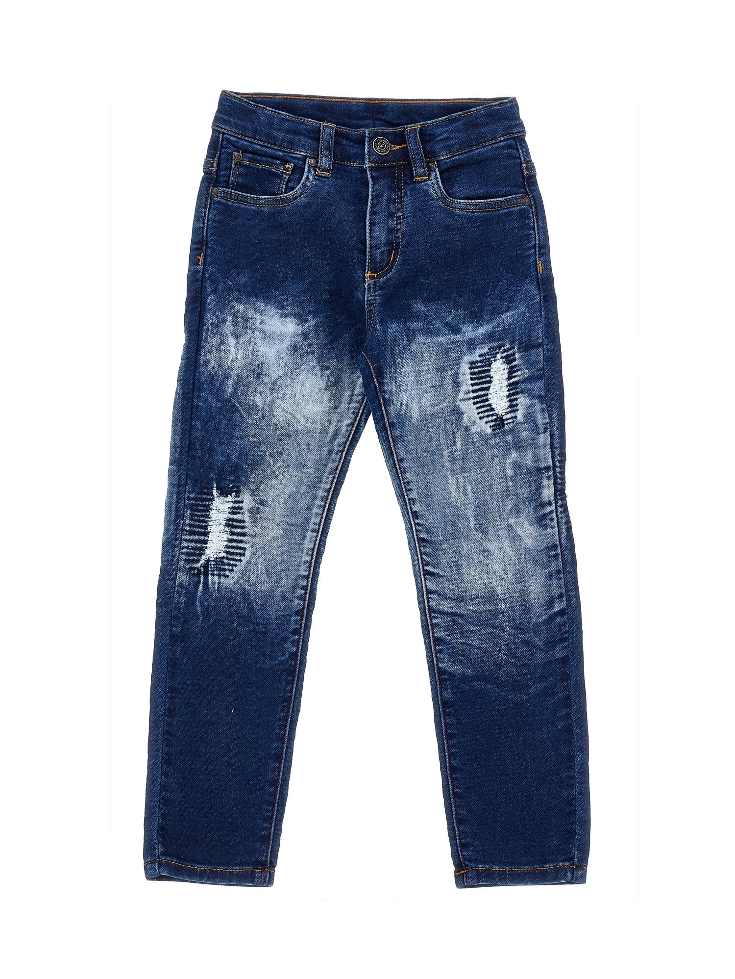 Boys | Fleece Denim Jeans | Stone Denim Blue