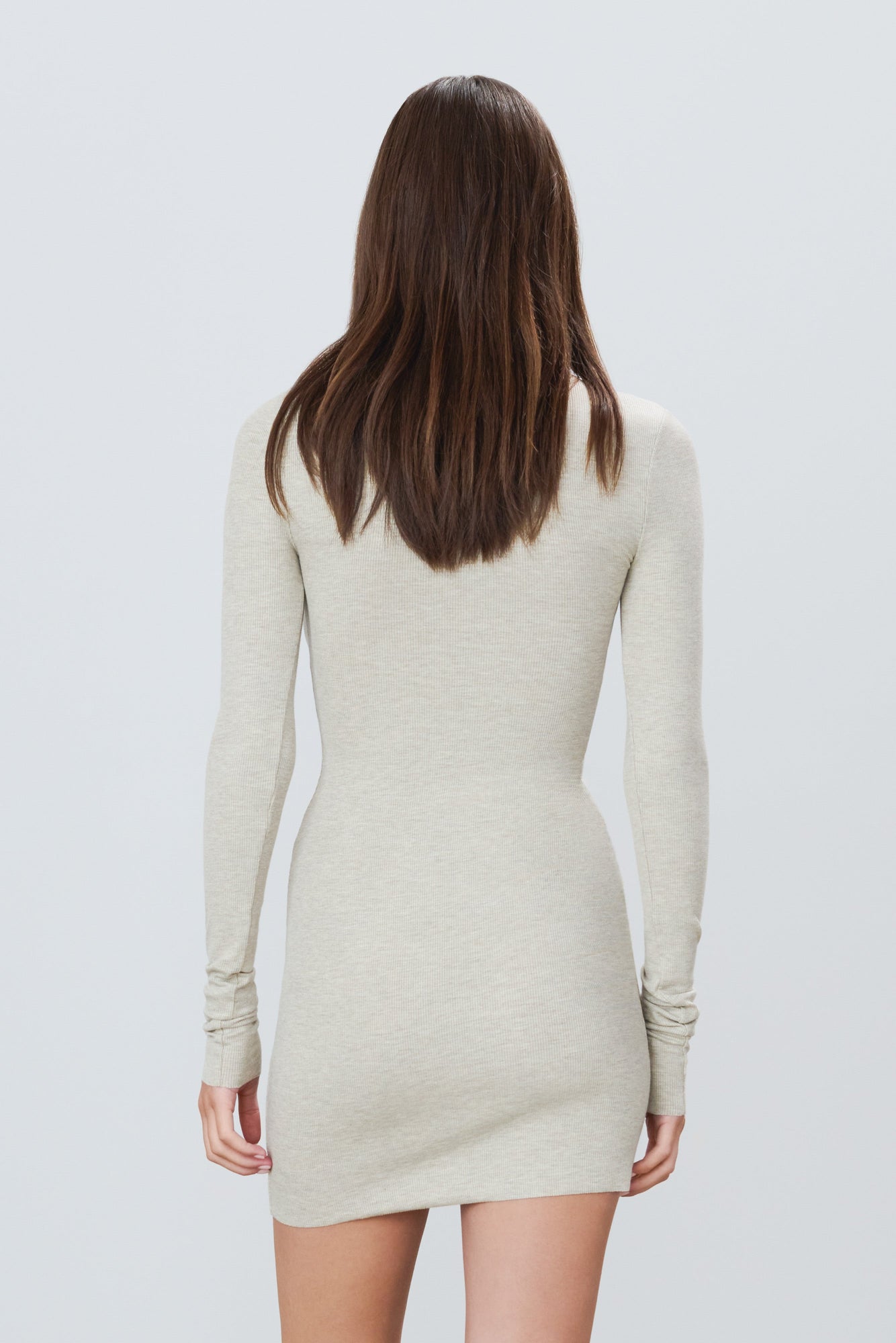 LONG SLEEVE TURTLENECK MINI DRESS - ETERNE