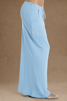 Women | Vintage Cargo Slim Skirt | Sky