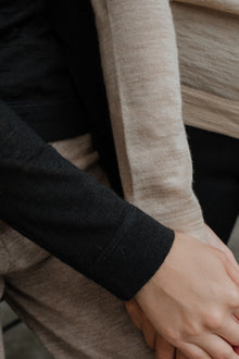 T Neck Pullover | Fog Grey Heather