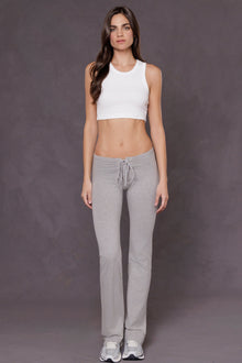 Women | Vintage Ribbed Racerback Crop Tank | White
