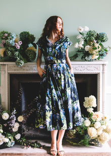 Octavia Dress | Wisteria Black