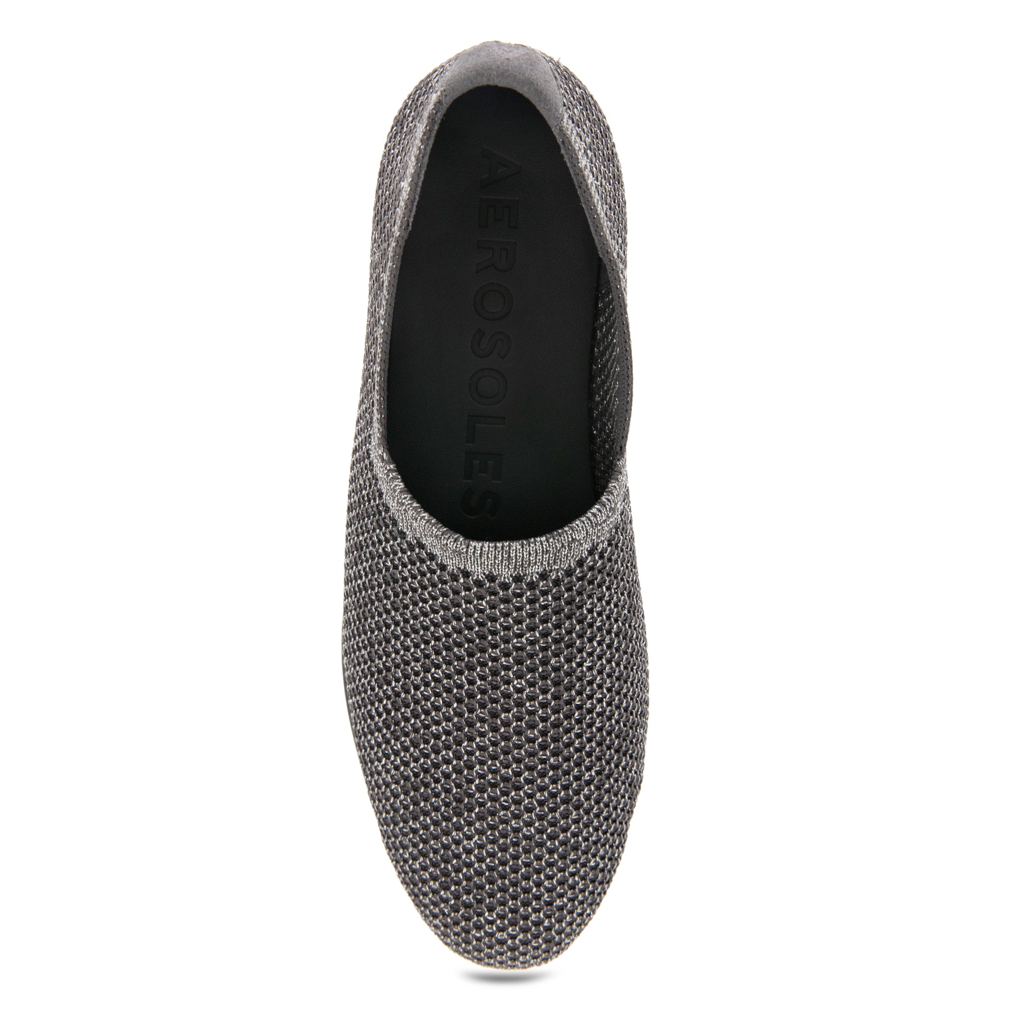 Nathaly Casual Loafer | Gunmetal Metallic Knit