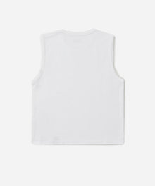 White | Martha Muscle Tank Top