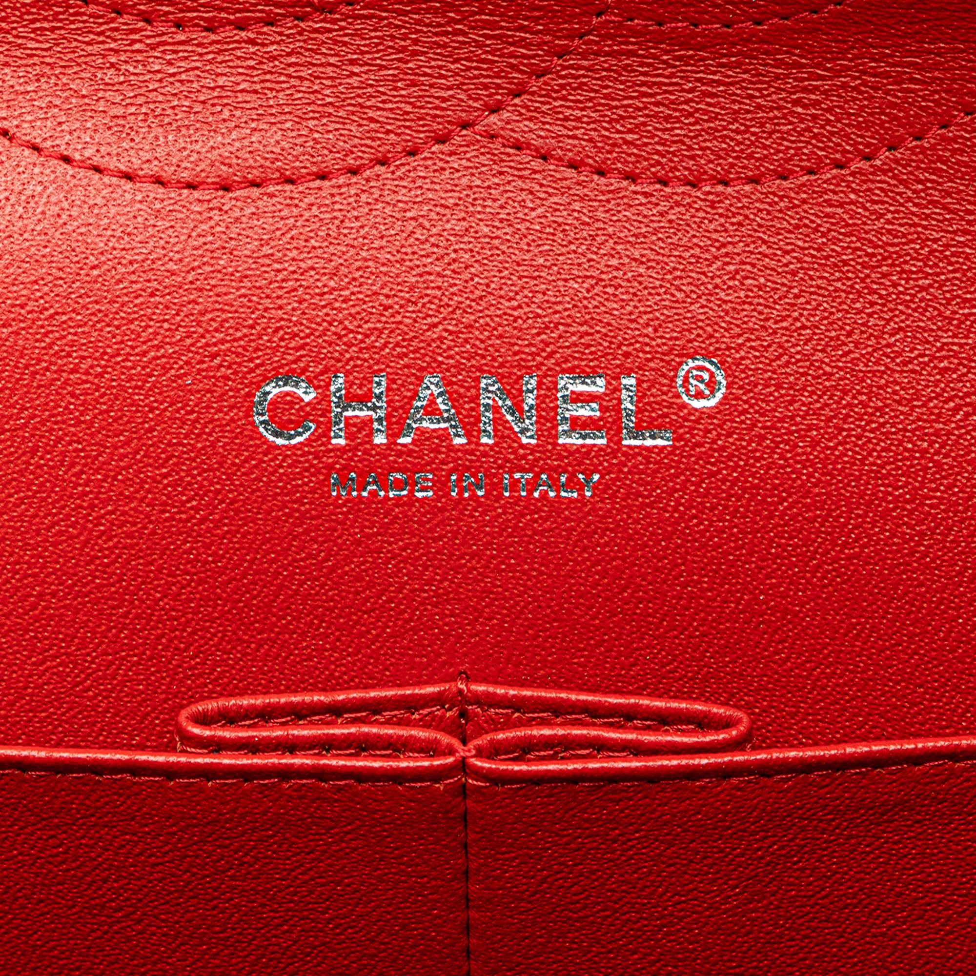 Chanel | Pre-Owned Jumbo Classic Lambskin Double Flap - I | Red