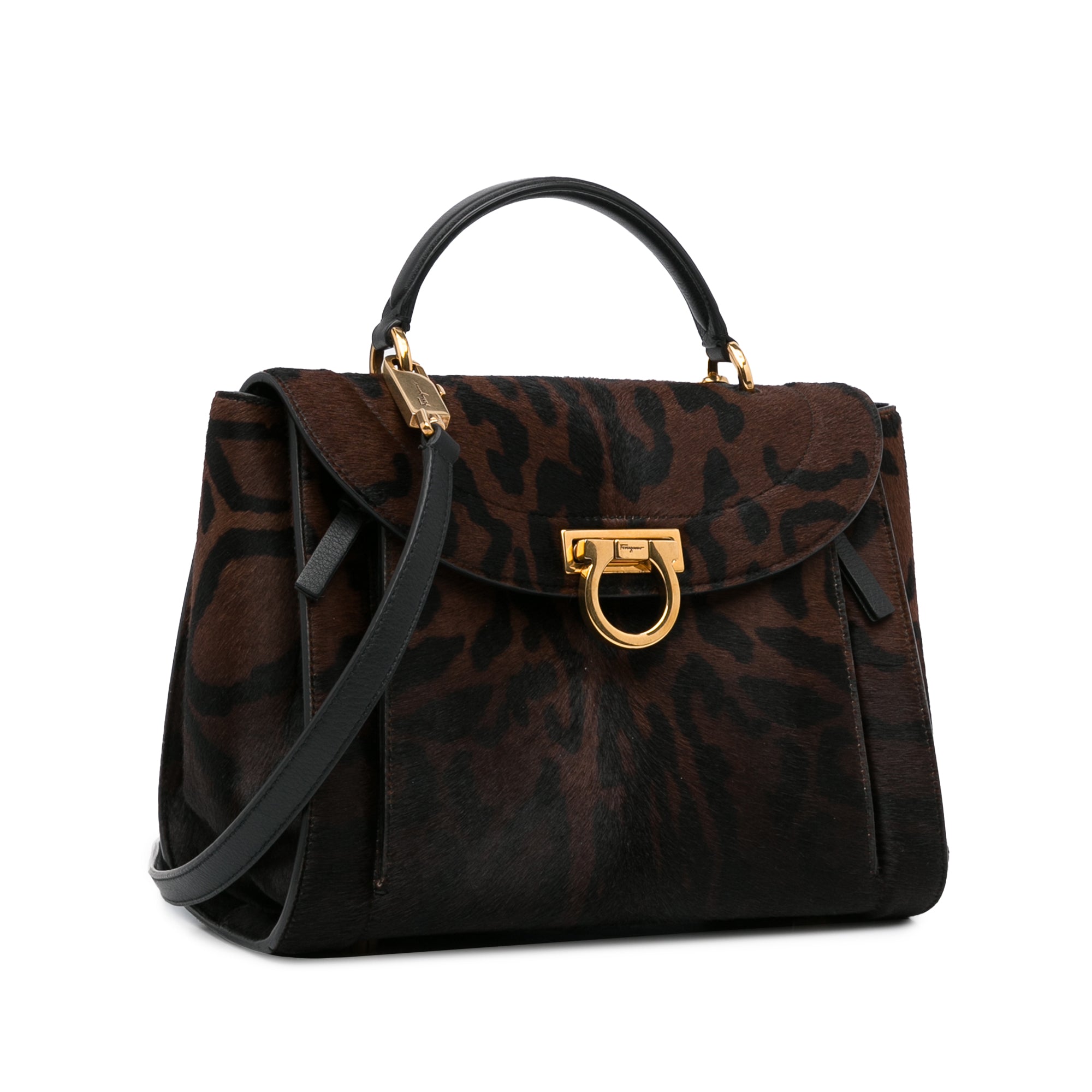 Ferragamo Pre-Owned Gancini Sofia Satchel | Women | Brown x Dark Brown