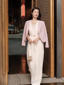 Parisian-Style Coat | Pink