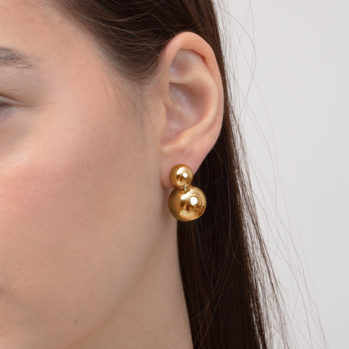 Dia Earring | 18K Yellow Gold-Plated