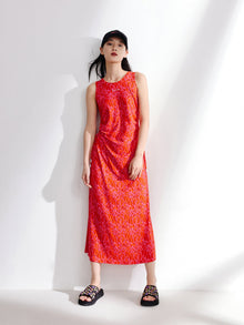 Sleeveless Dress | Red