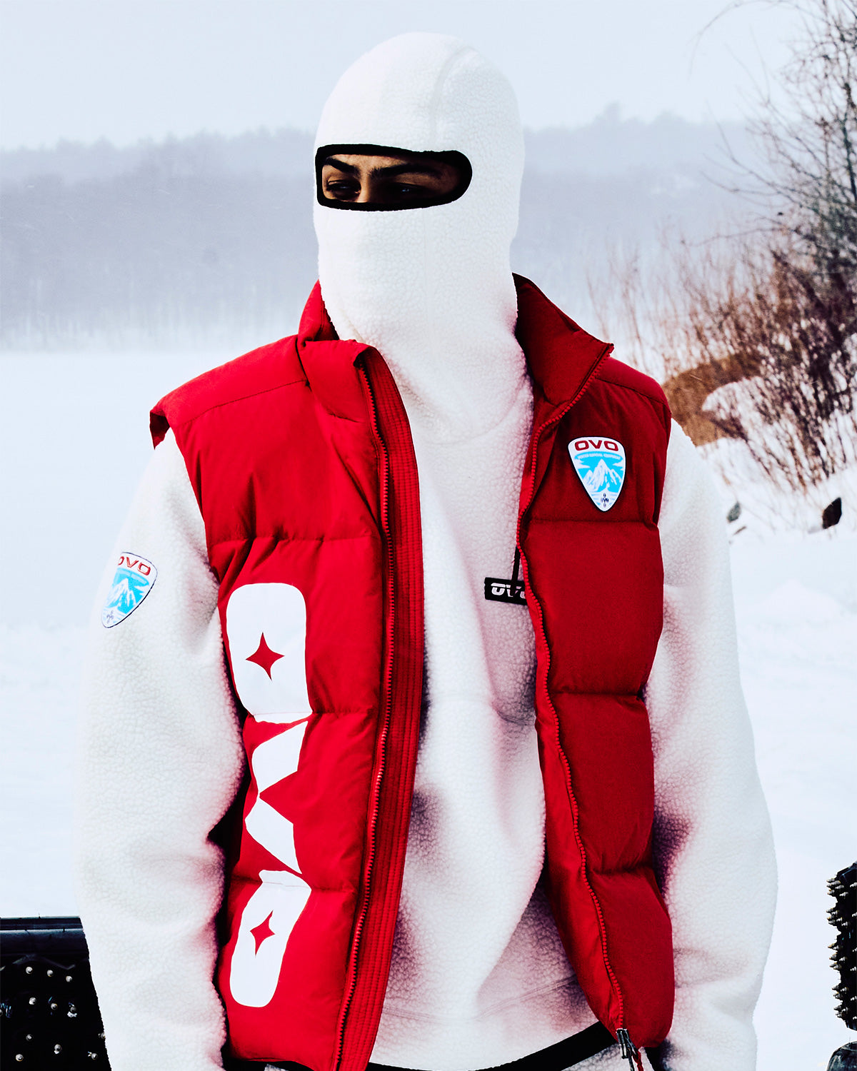 Balaclava Sherpa Hoodie - Titanium