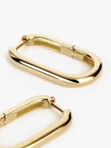 Ana Luisa Jewelry Earrings Medium Hoops Gold Hoop Earrings Rox Medium Silver