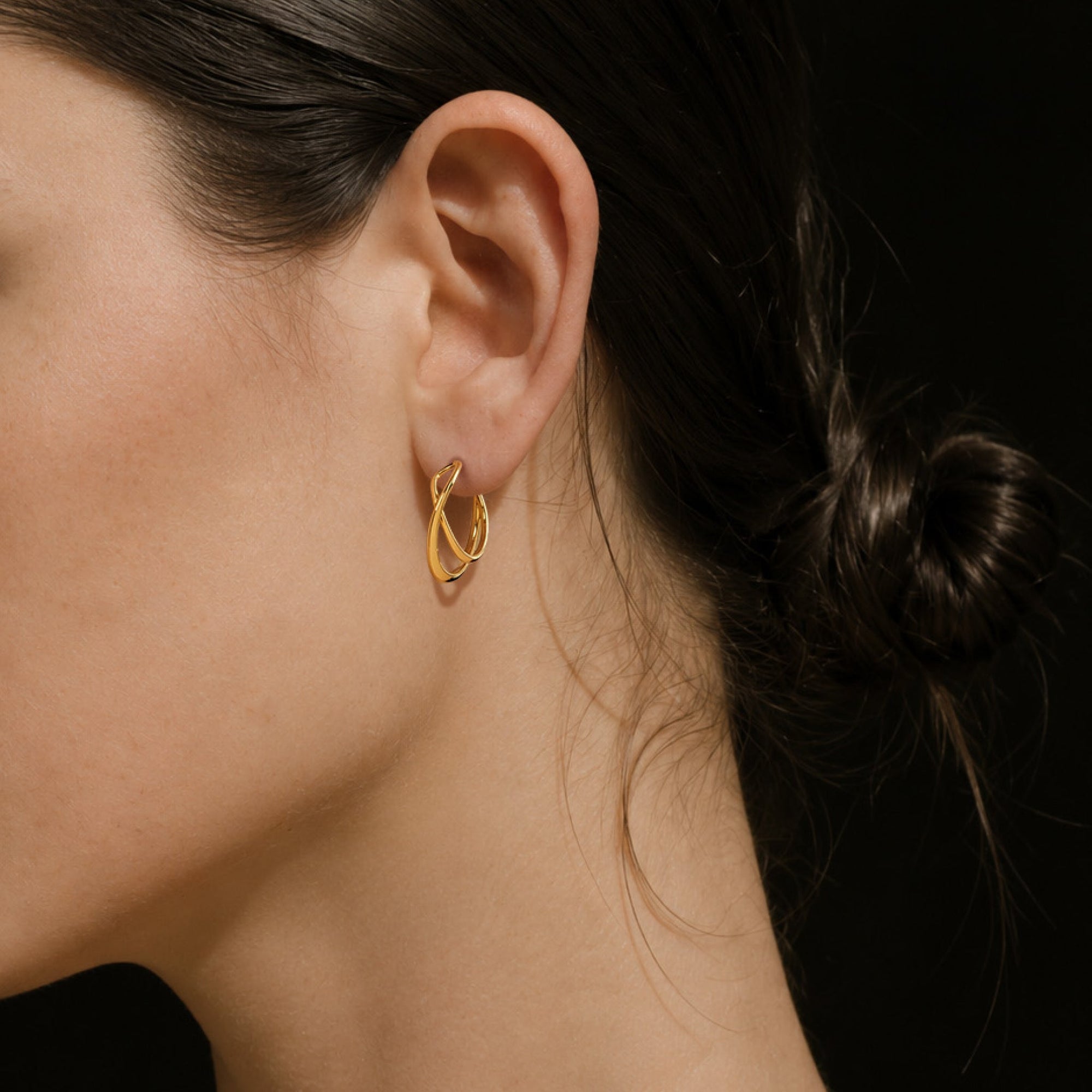 Eternity Earrings | 18K Gold Plated on Sterling Silver