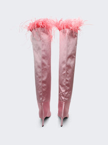 Women | alexanderwang | Viola 65 Feather Slouch Boot | Prism Pink