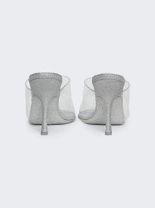 Women | alexanderwang | Nudie 105 Glitter Sandal | Silver