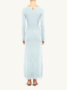 Rita Crochet Dress | Sky Blue