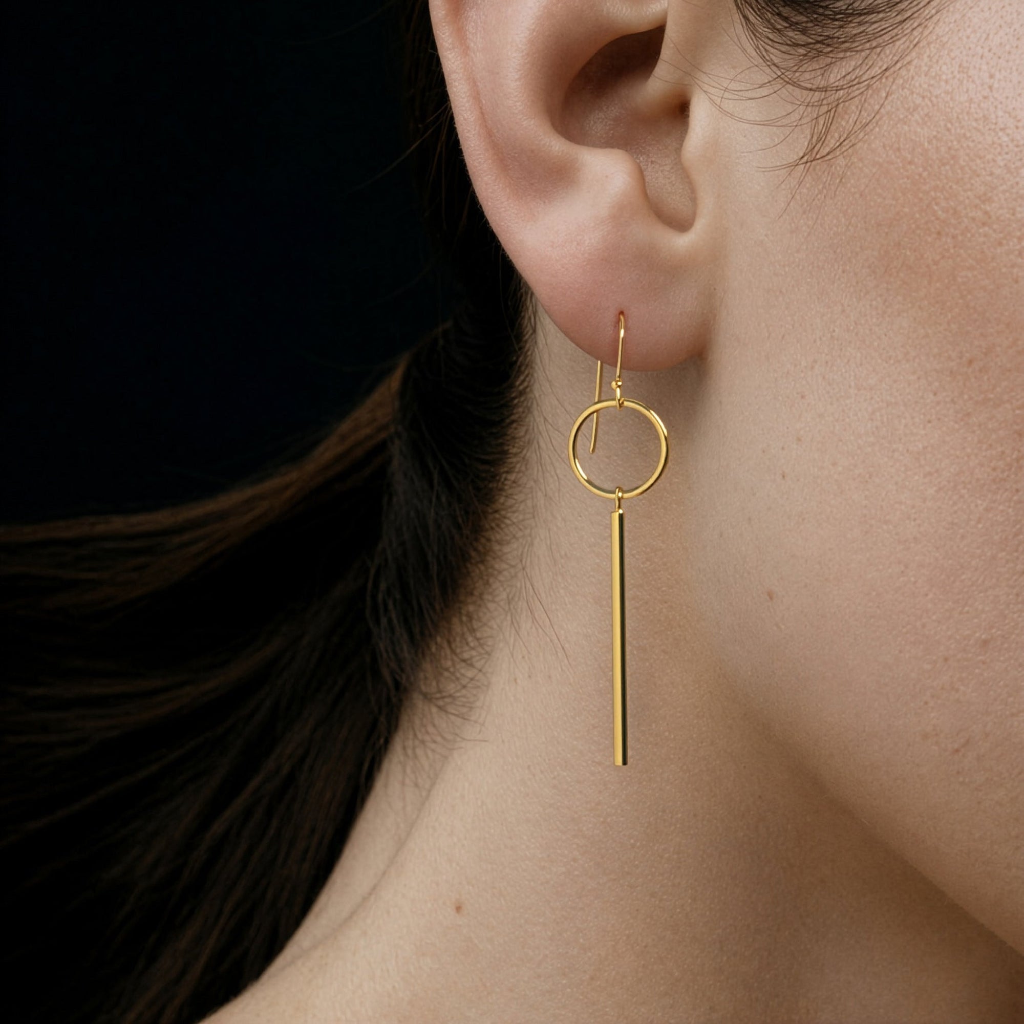Kagi Earrings | 18K Gold Plated on Brass