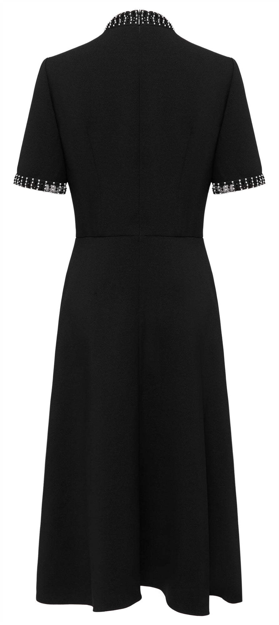 Waist-Fitted Dress | Black