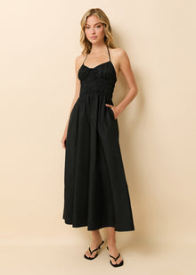 Lolita Dress Noir - Solid & Striped
